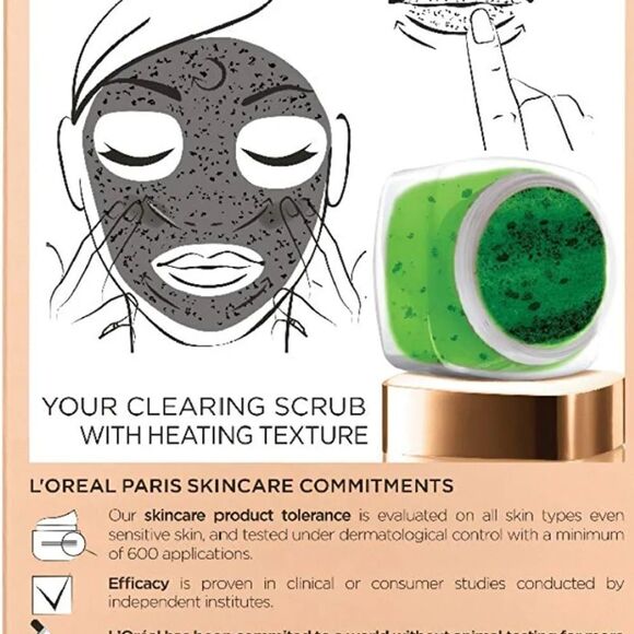 L'OREAL Paris Pure-Sugar Scrub Exfoliant 1.7 o.z. New With Out Box - Picture 3 of 5